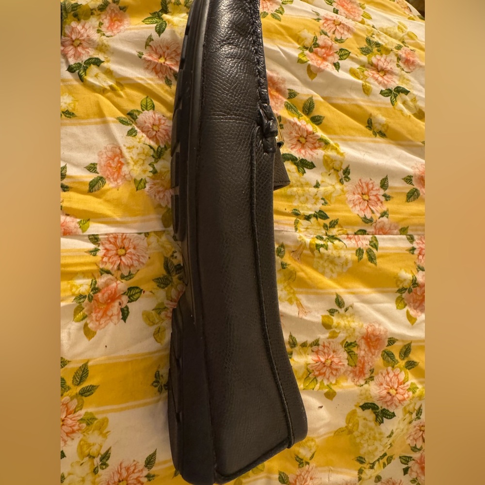 Coach Black Olympia Loafers with Silver Detail - Picture 12 of 15